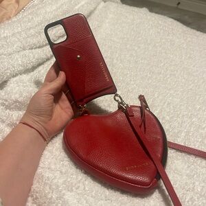 Bandolier iPhone 11 case and bag red